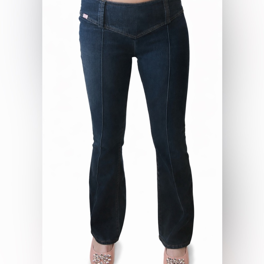 Vintage MISS SIXTY *Flare Nixie* Low Rise Jeans Size 33 Long Inseam 35” Tall